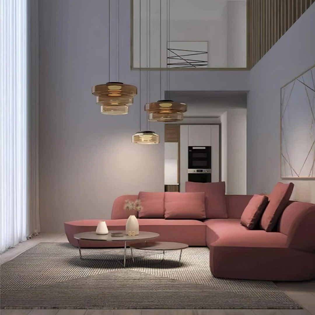 Pendant Light | Layered Disc Lamp