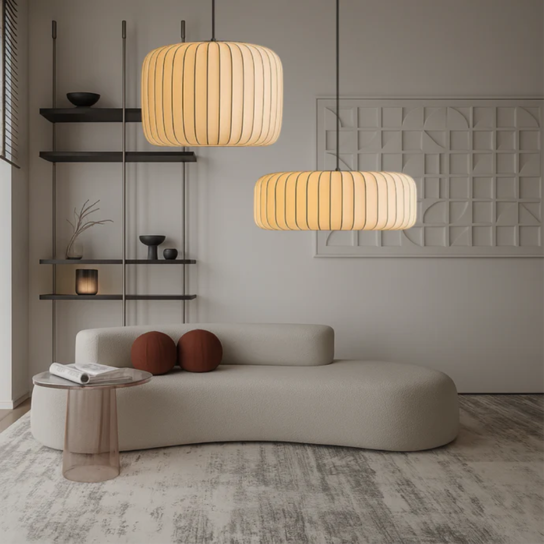 Pendant Light | Farbric Wabi Sabi Style