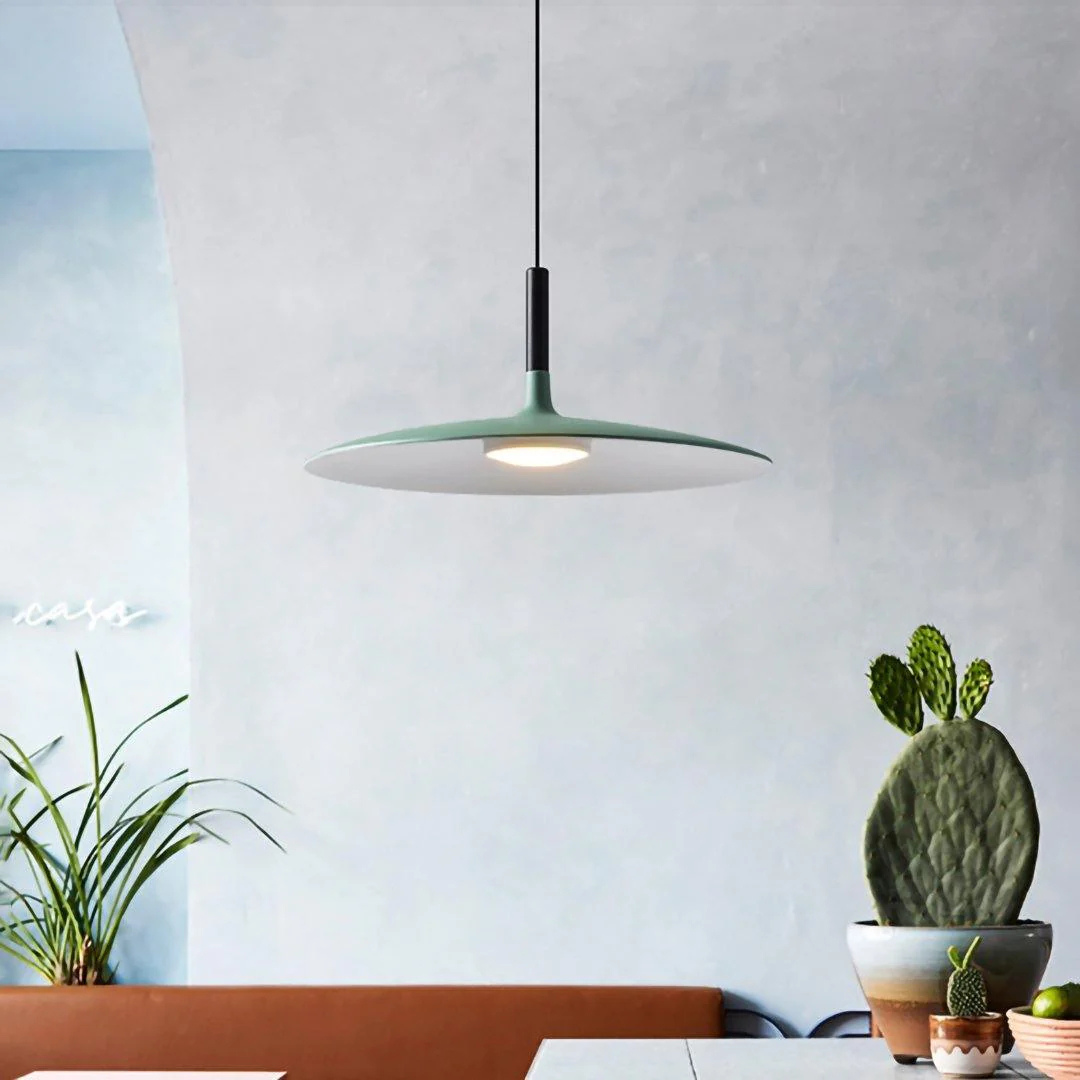 Pendant Light | Floating Slim Disc Fixture