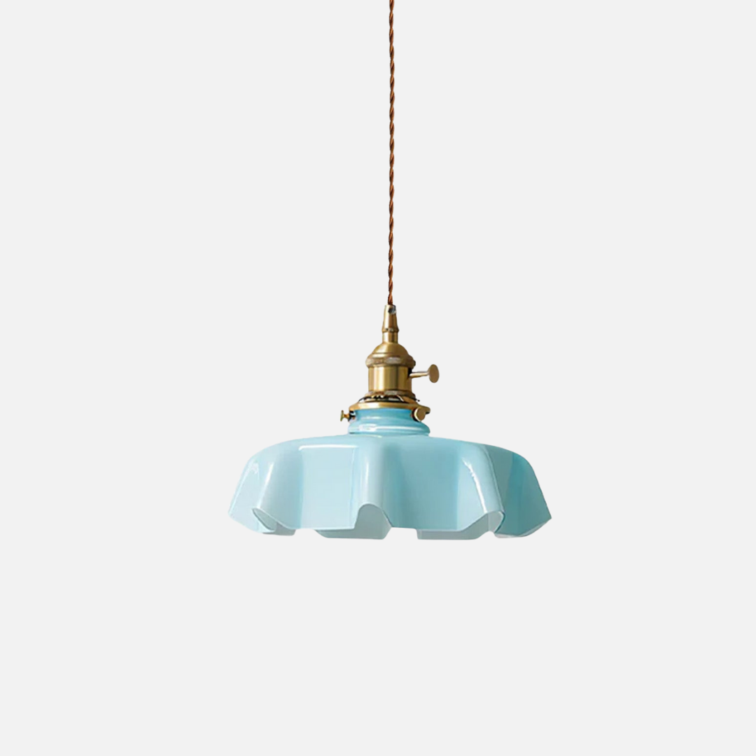 Pendant Light | Ruffled Edge-Shade