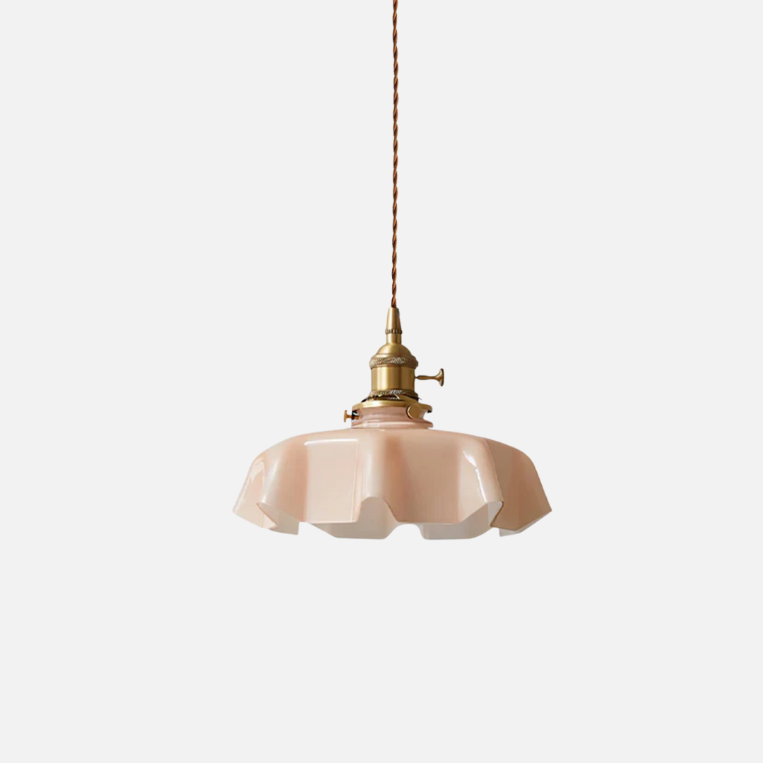 Pendant Light | Ruffled Edge-Shade
