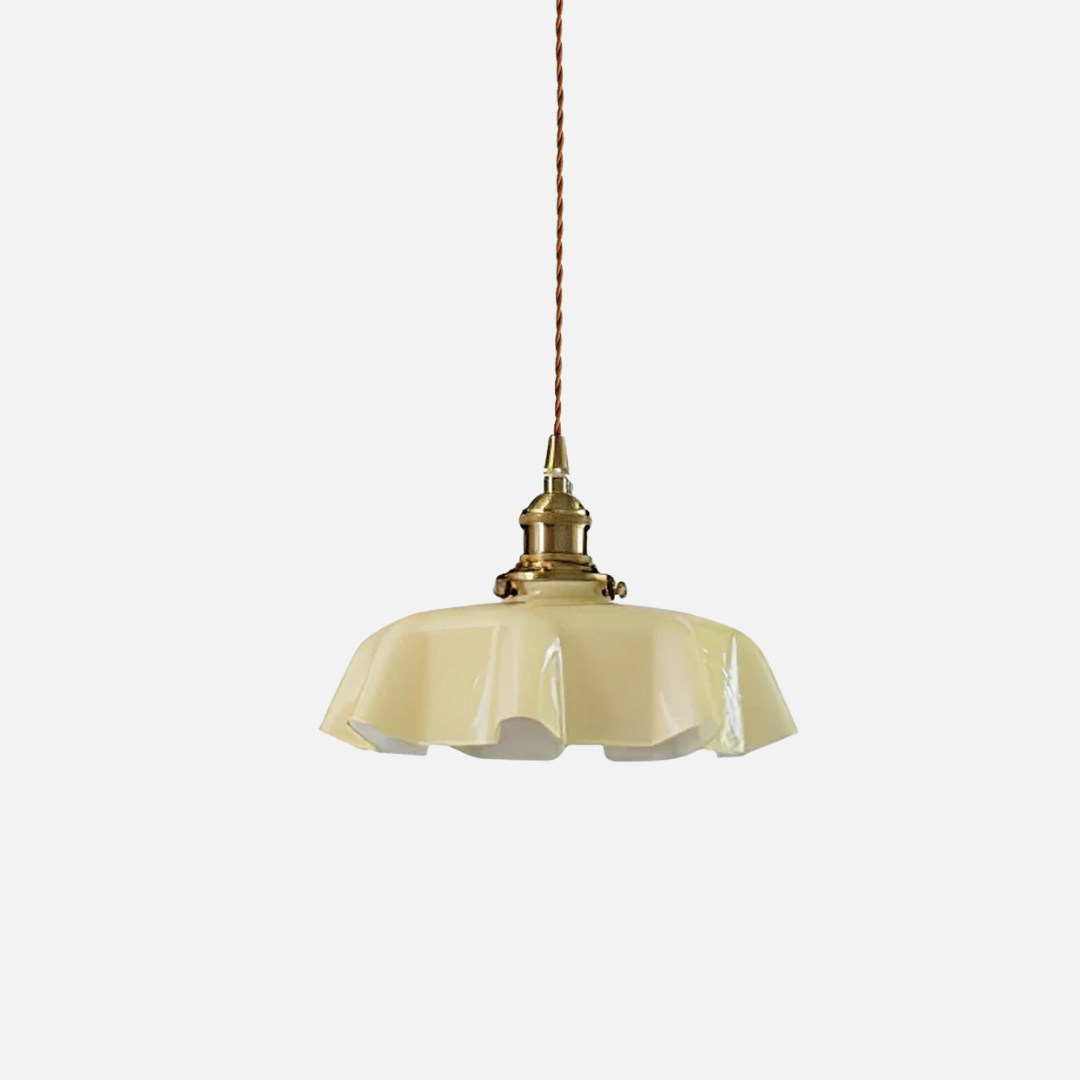 Pendant Light | Ruffled Edge-Shade