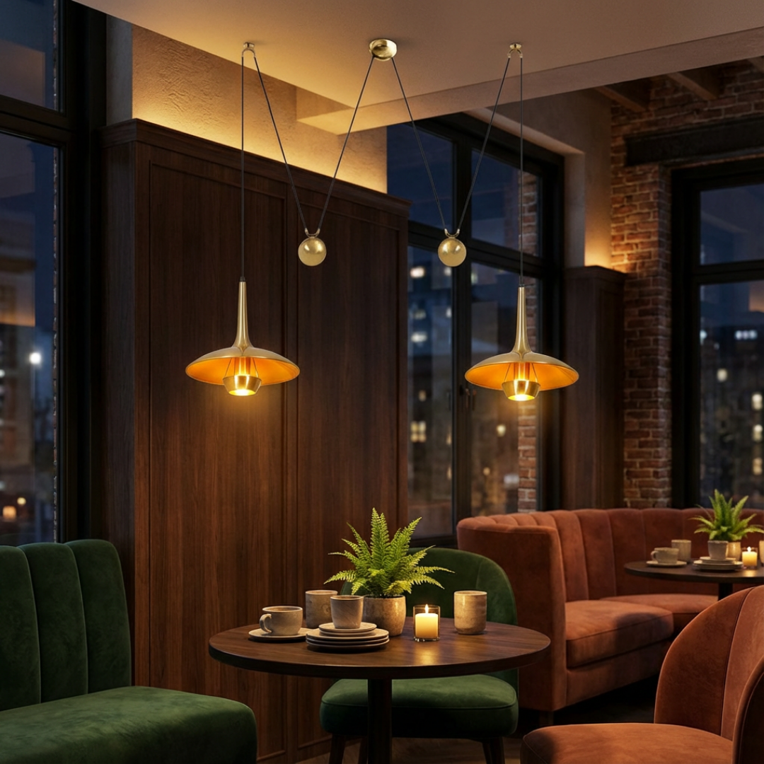 Pendant Light | Adjustable Suspension Downward-Facing