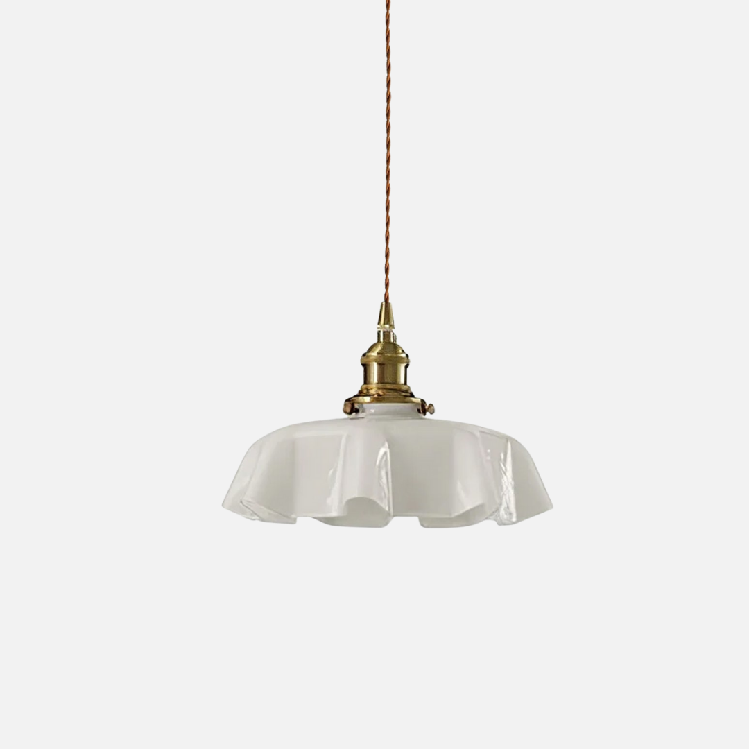 Pendant Light | Ruffled Edge-Shade