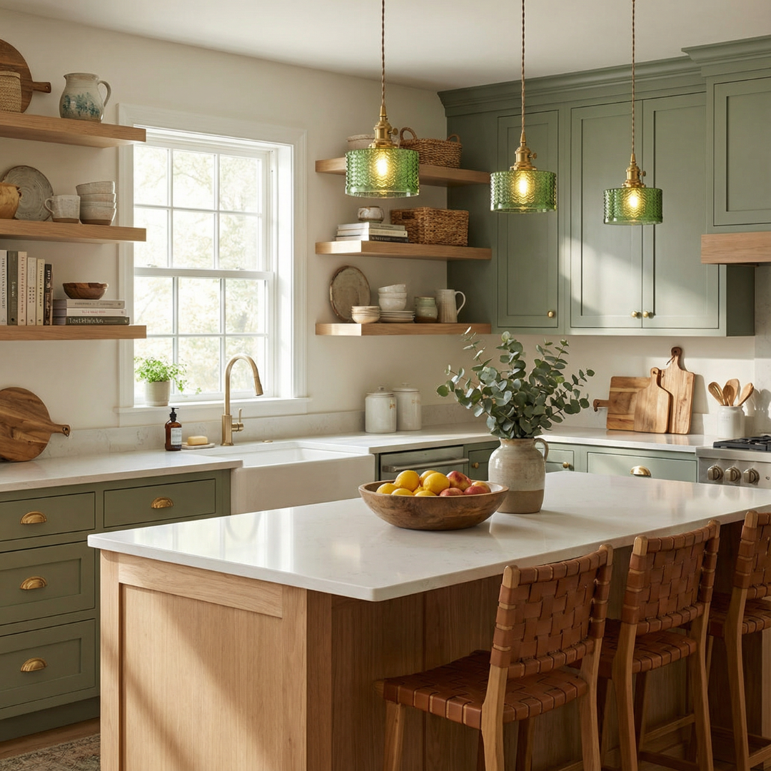 Pendant Light | Ribbed Pattern
