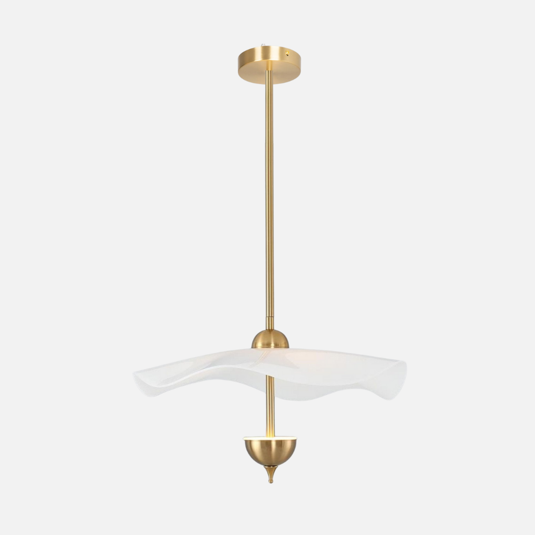 Pendant Light | Wave Bowl-Shape Vertical Layout