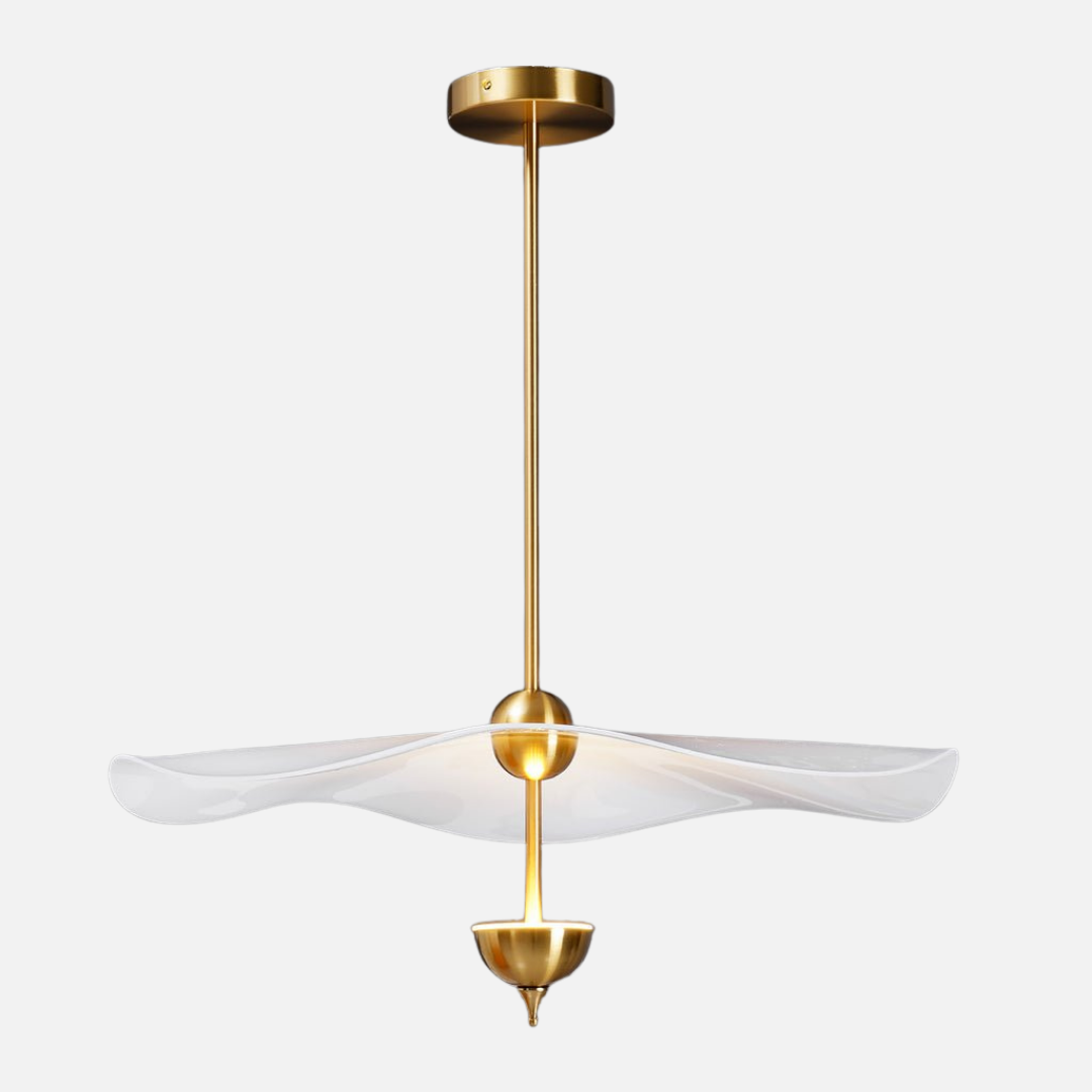 Pendant Light | Wave Bowl-Shape Vertical Layout