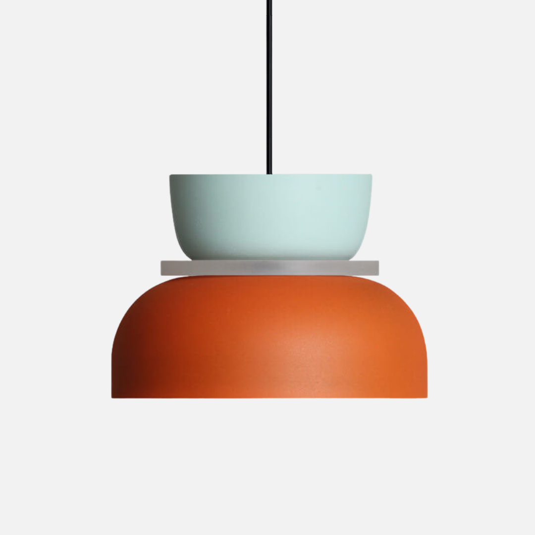 Pendant Light | Multi-Color Multiple Stacked Sections