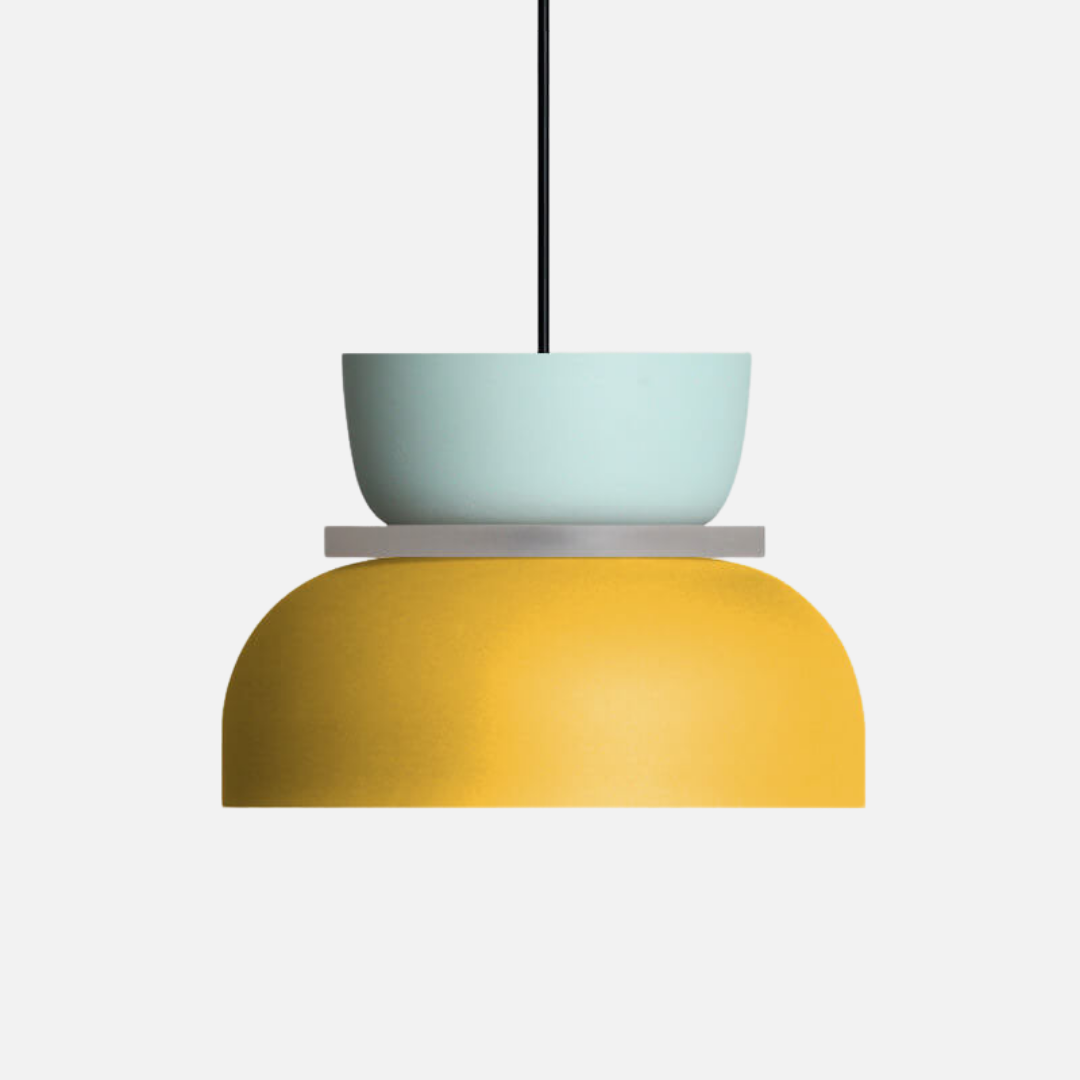 Pendant Light | Multi-Color Multiple Stacked Sections