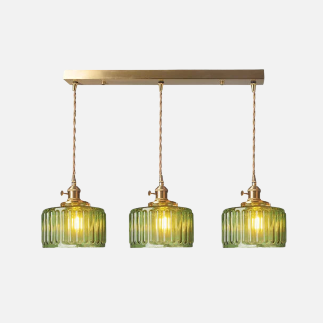 Pendant Light | Ribbed Pattern
