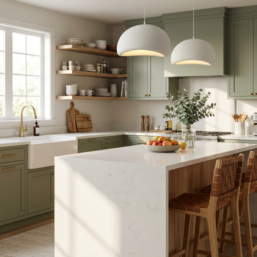 Pendant Light |  Dome-Shaped Hanging Design