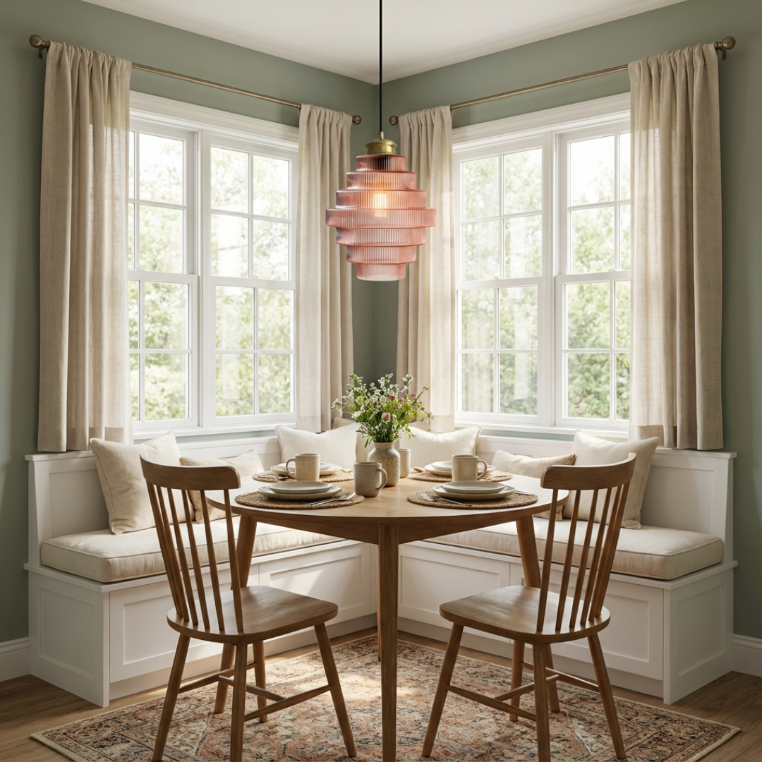 Pendant Light | Ribbed Layered Vertical Surface Design