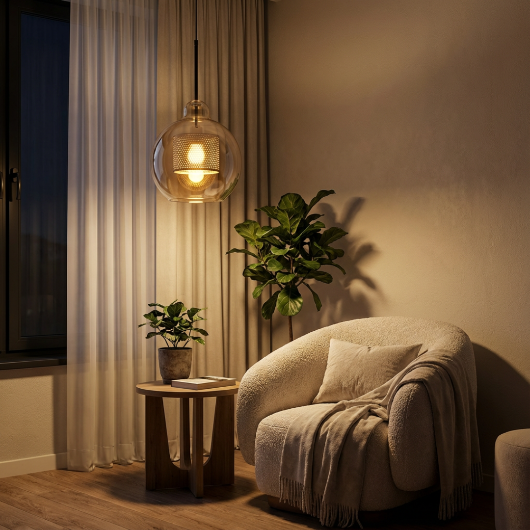 Pendant Light | Capsule Sphere Design