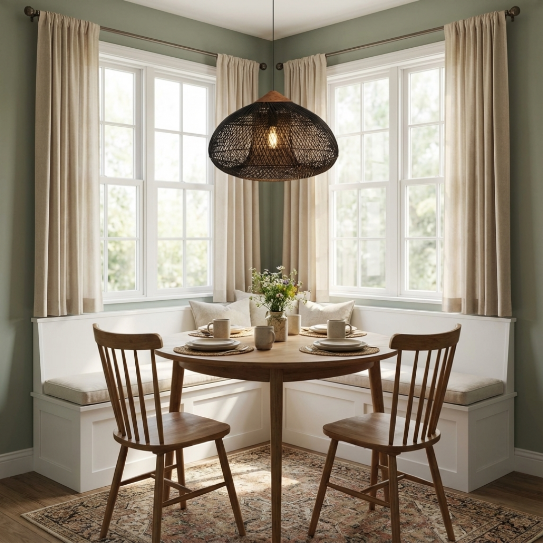 Pendant Light | Woven Shade Style