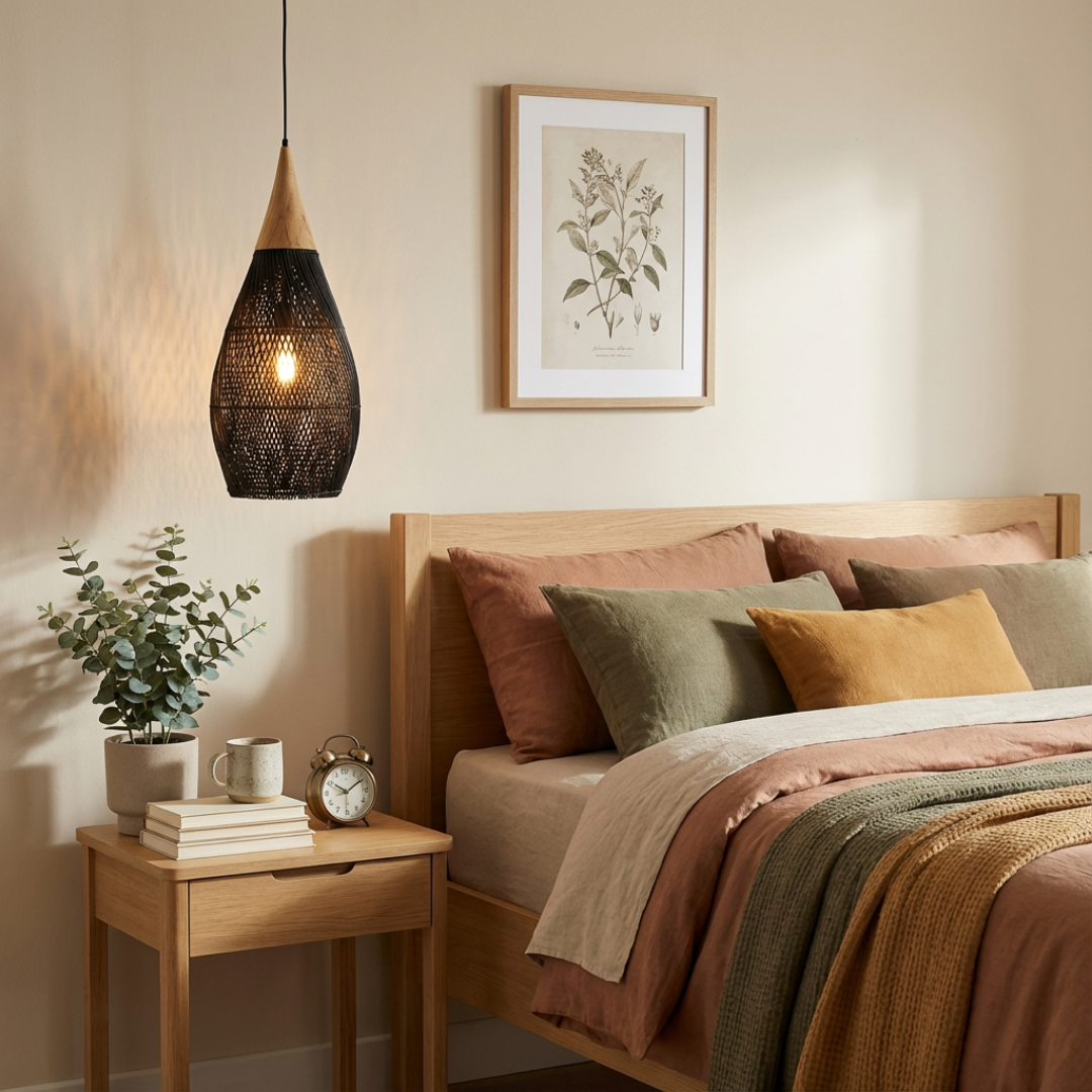 Pendant Light | Woven Shade Style