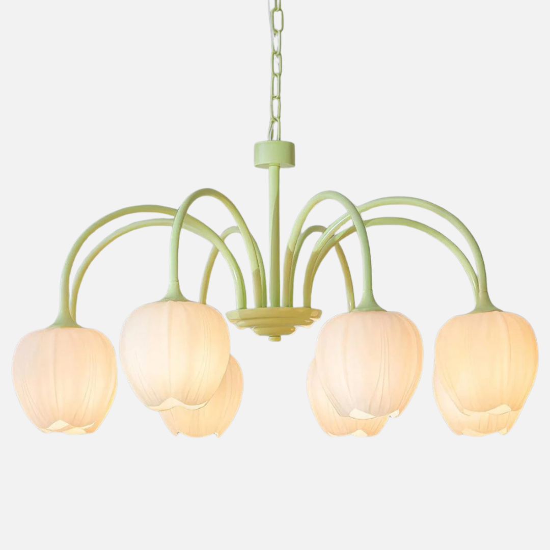 Chandelier Light | Tulip Globe Design