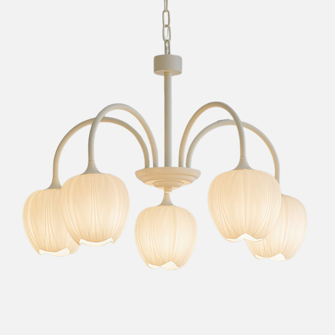 Chandelier Light | Tulip Globe Design