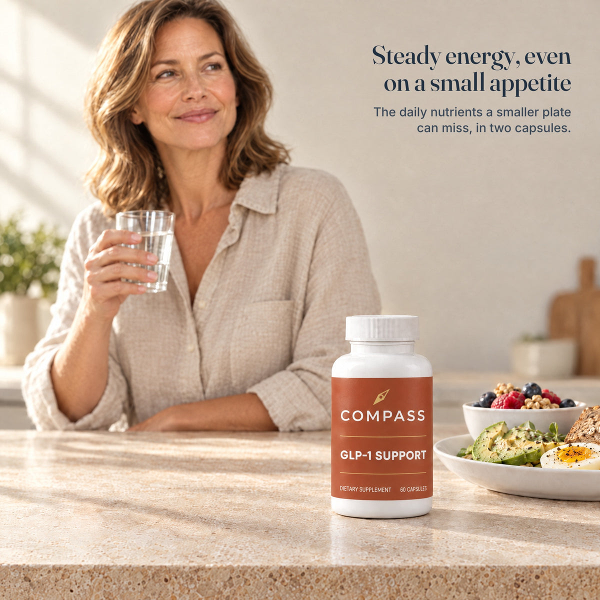Steady energy, even on a small appetite