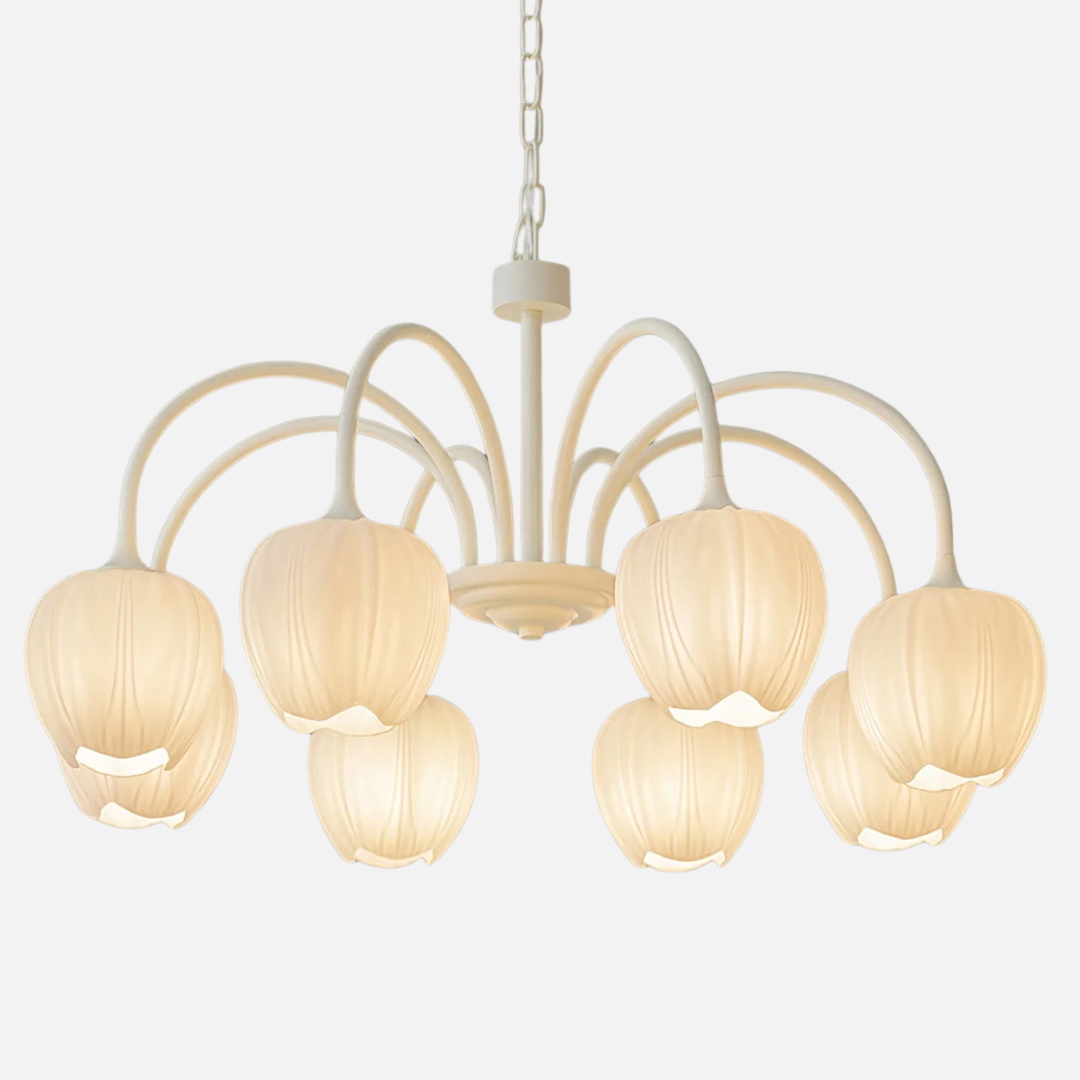 Chandelier Light | Tulip Globe Design