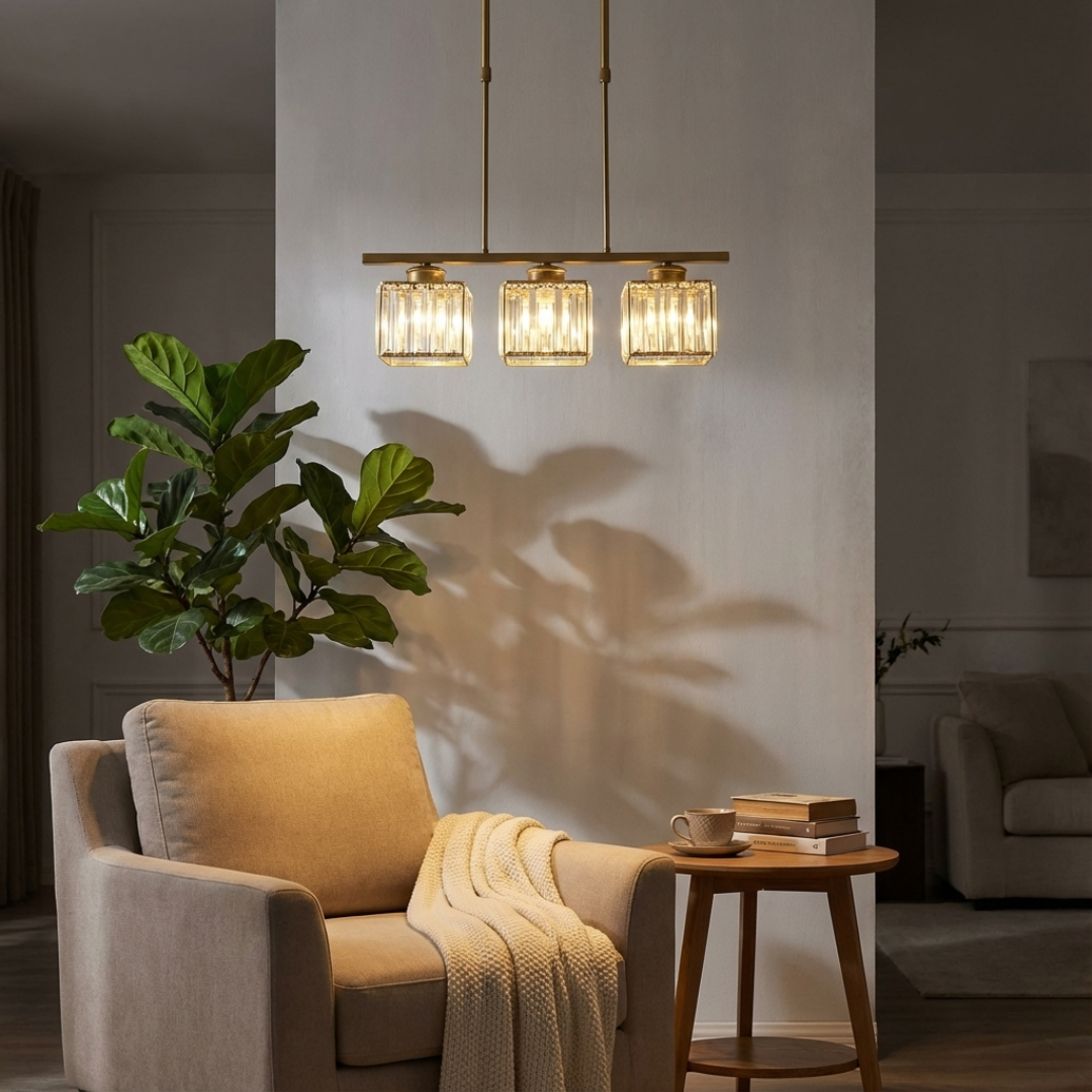 Pendant Light | Multi-Head Linear Design