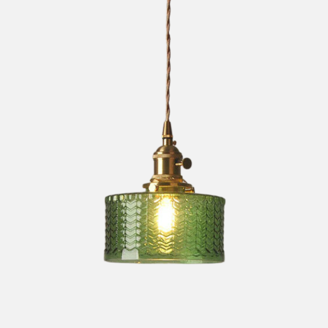 Pendant Light | Ribbed Pattern