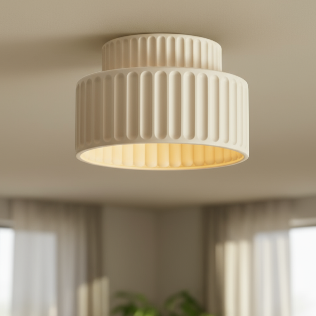 Ceiling Light Textured Design