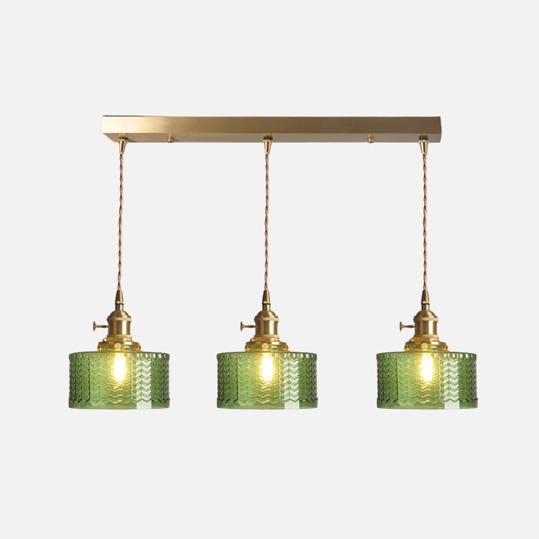 Pendant Light | Ribbed Pattern