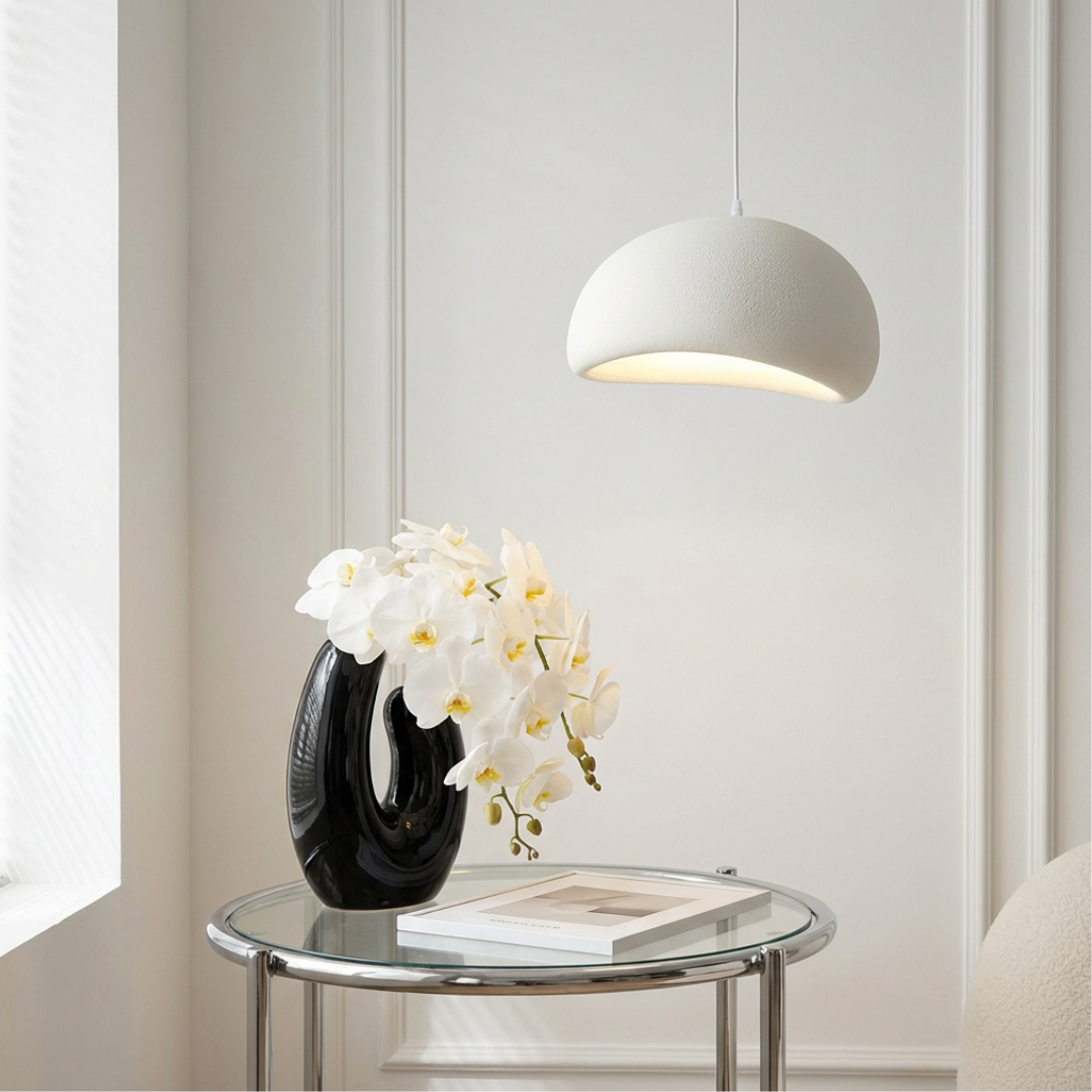 Pendant Light |  Dome-Shaped Hanging Design