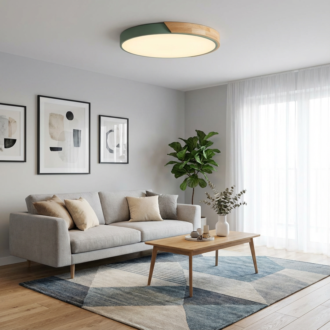 Ceiling Light | Minimal Disc Slim Circular Form