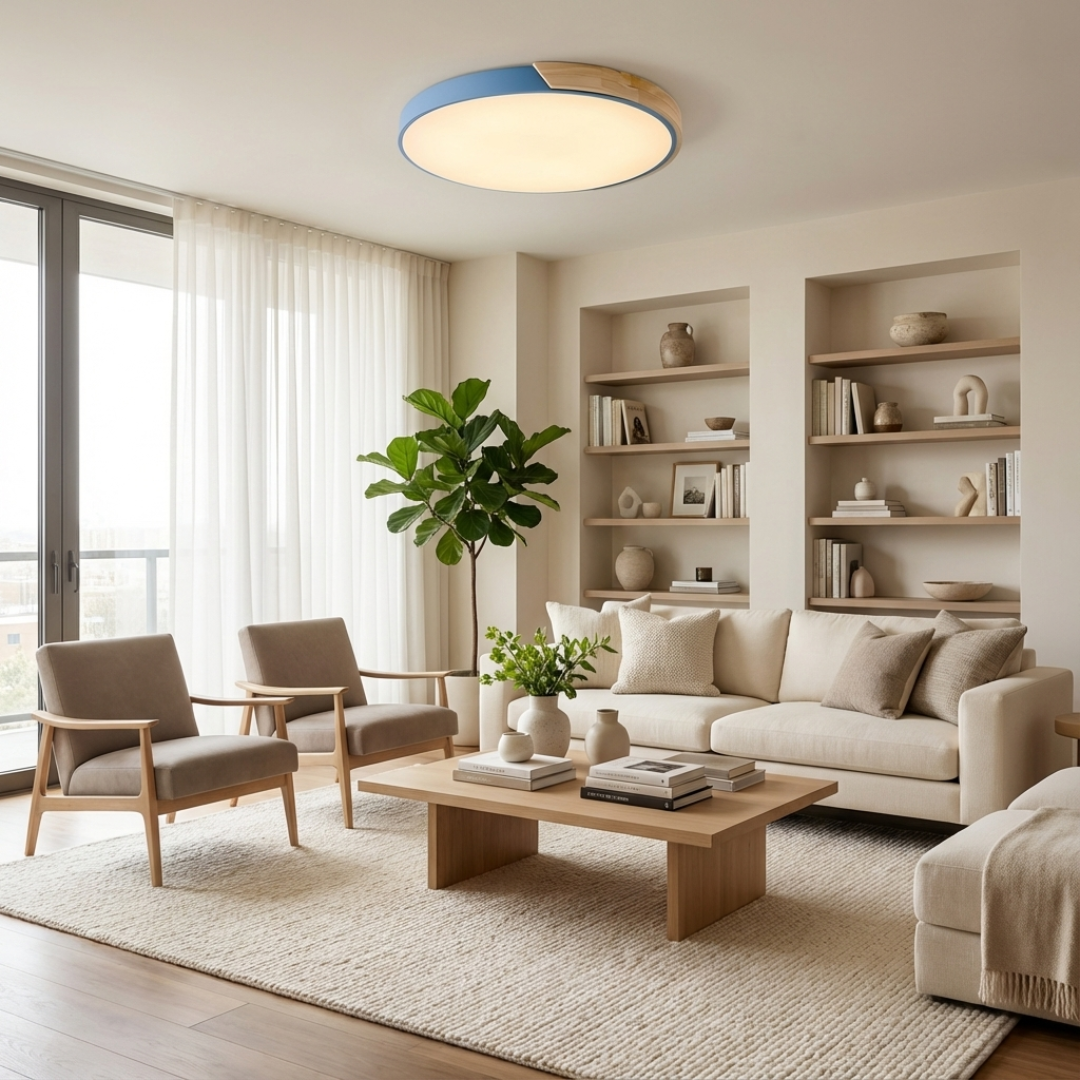 Ceiling Light | Minimal Disc Slim Circular Form