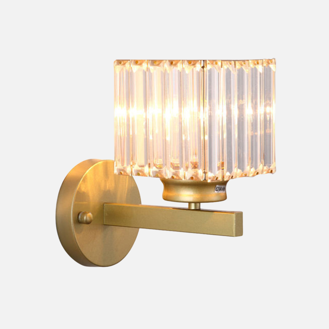 Wall Light | Faceted Square and Round Form