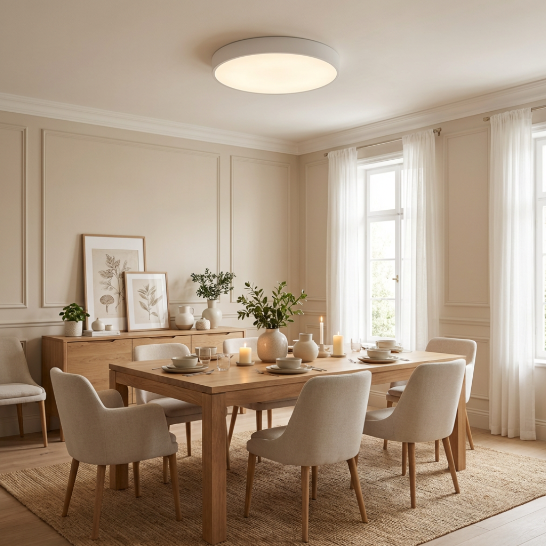 Ceiling Light | Minimal Disc Slim Circular Form