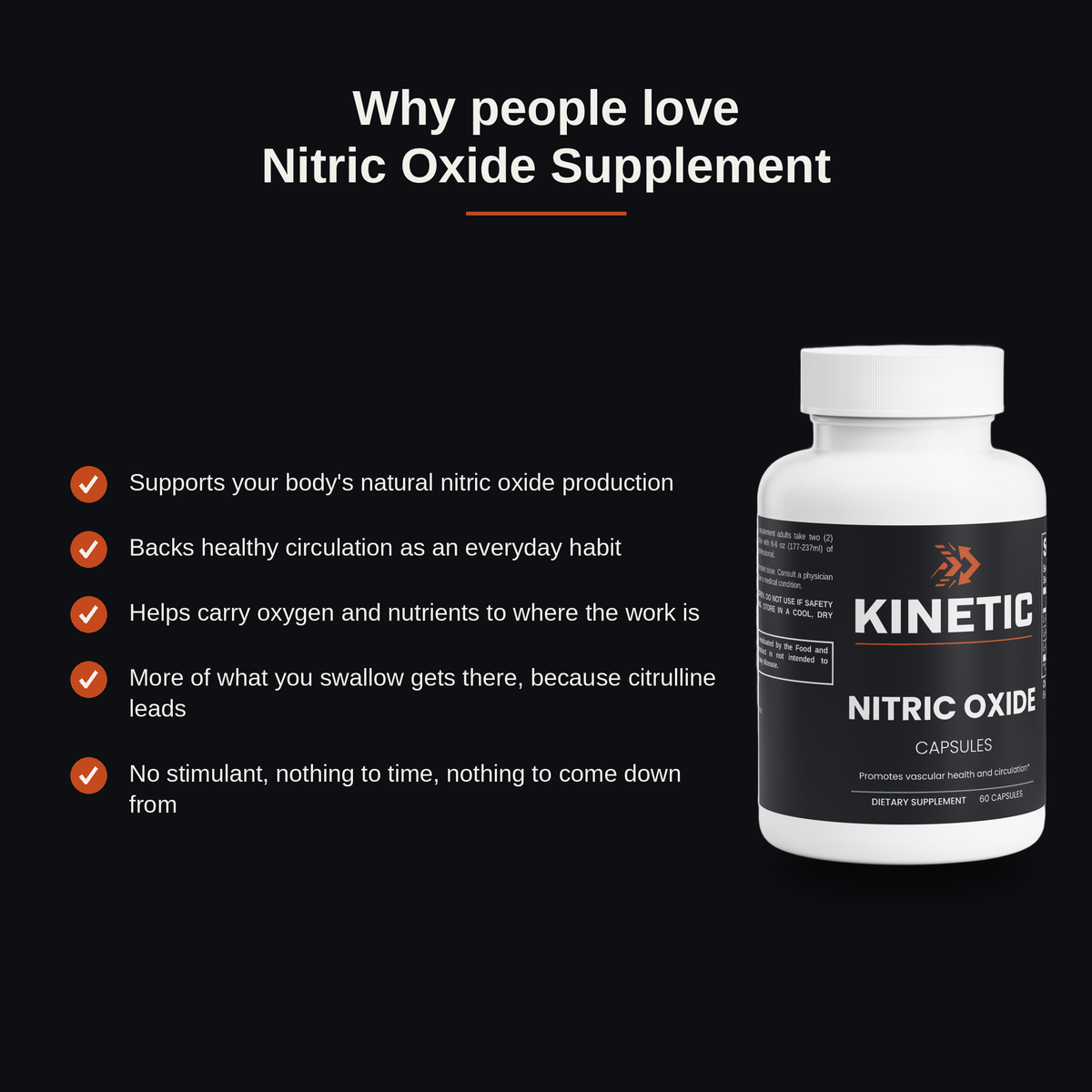 Why people love Nitric Oxide Supplement - benefits panel v2