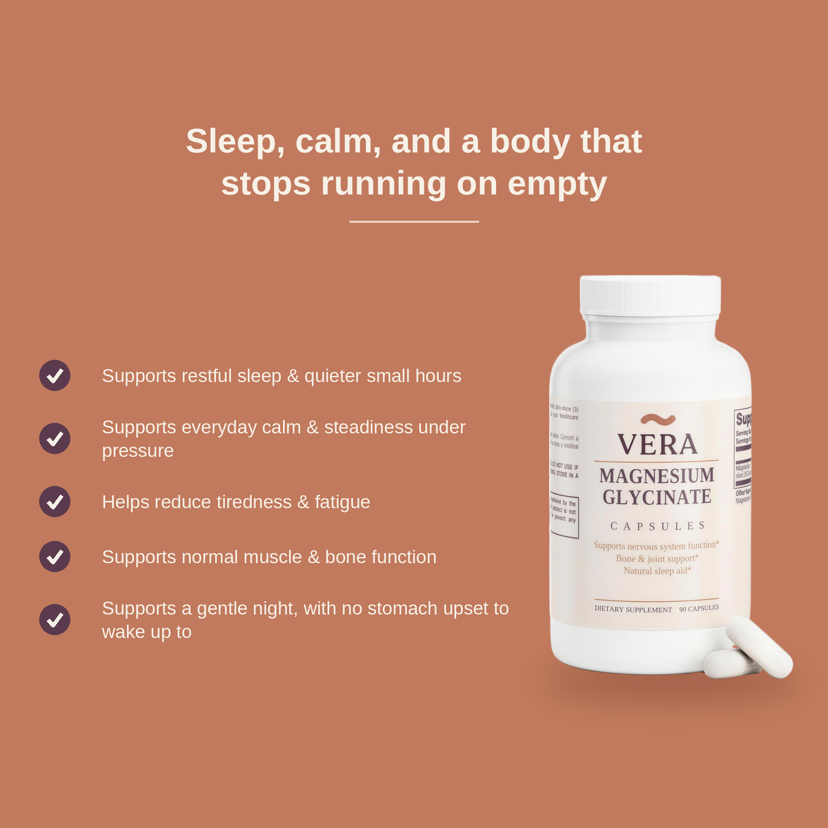 Sleep, calm, and a body that stops running on empty - 5 benefits of Vera Magnesium Glycinate (v3)