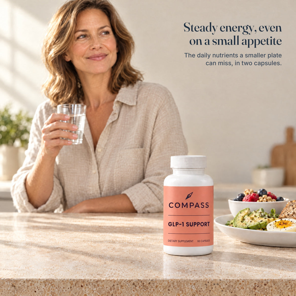 Steady energy, even on a small appetite