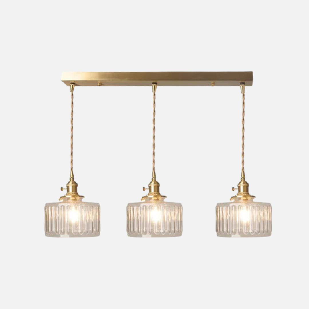 Pendant Light | Ribbed Pattern