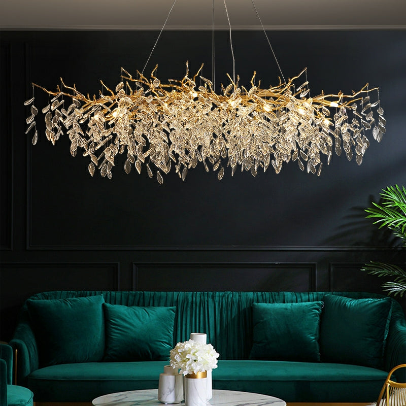 Chandelier Light | Elongated Branch Design