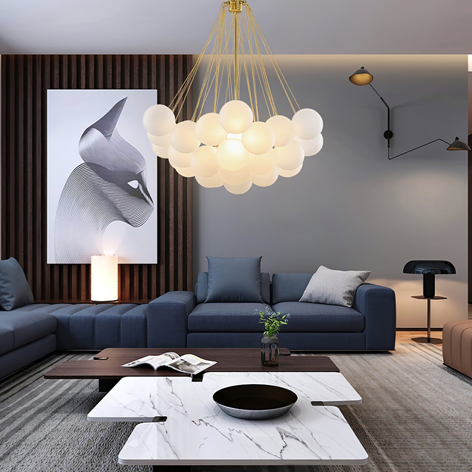 Chandelier Light | Bubble Cluster Lamp