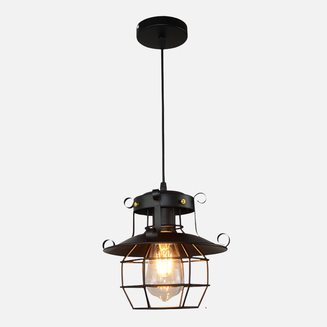 Pendant Light | Vintage Cage Style