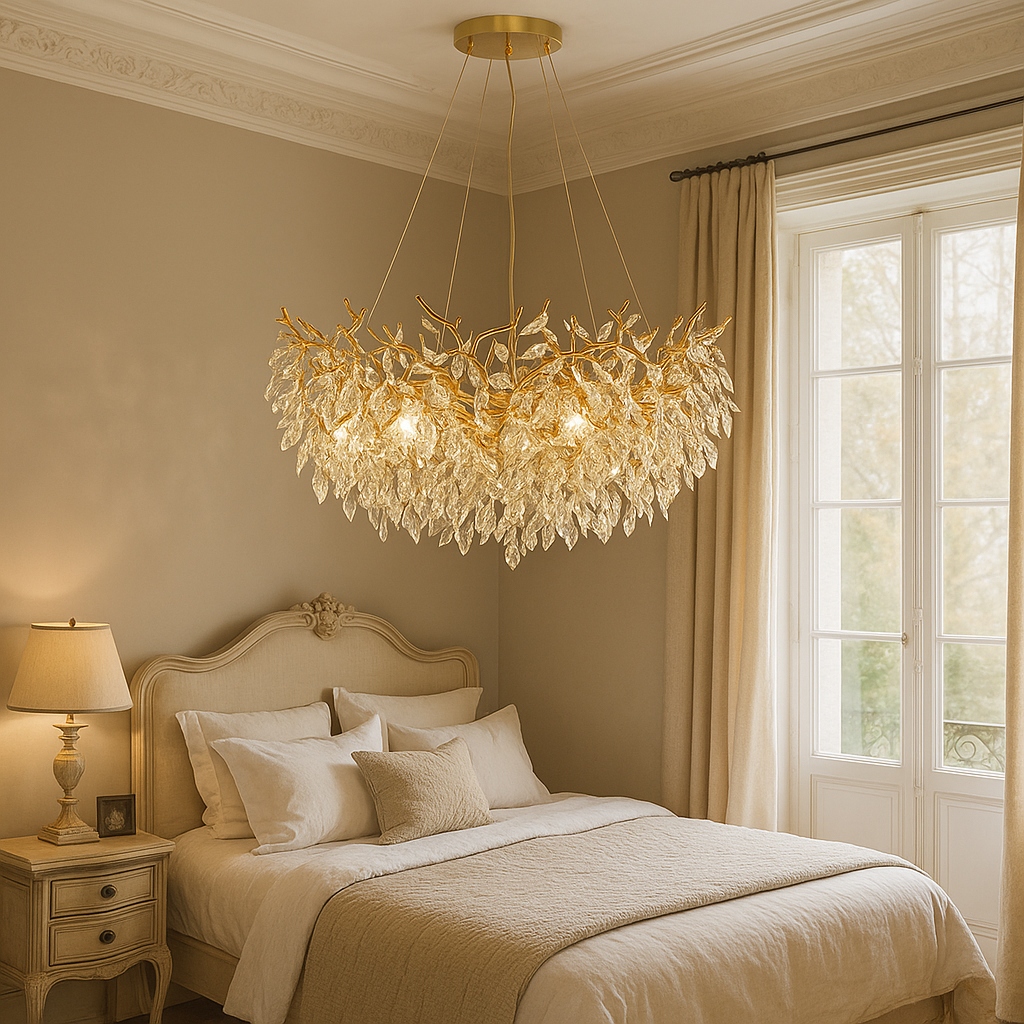 Chandelier Light | Branch Leaf Design