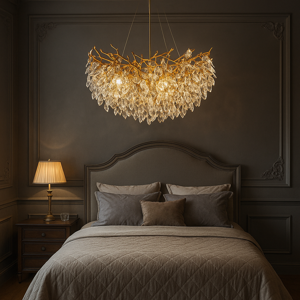 Chandelier Light | Branch Leaf Design