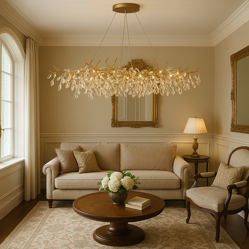 Chandelier Light | Elongated Branch Design