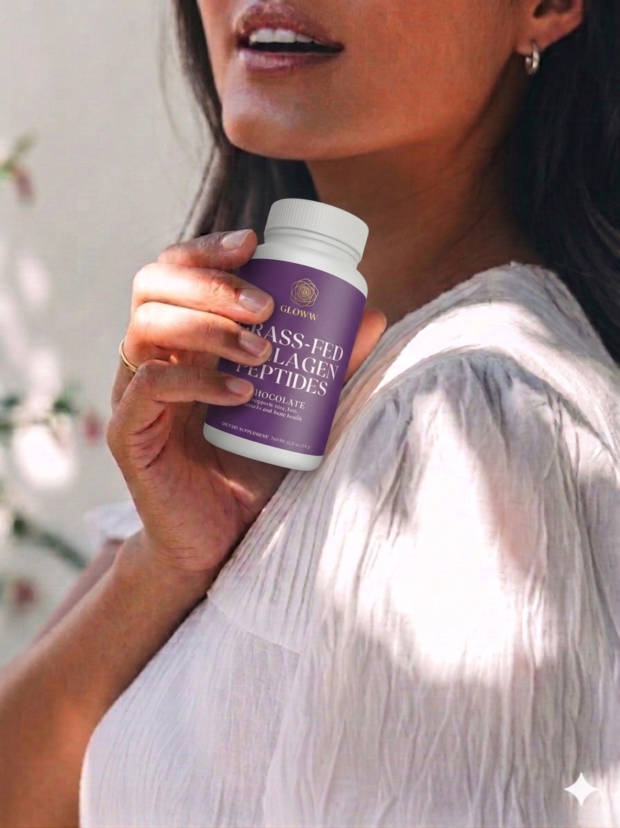 GLOWW Grass-Fed Collagen Peptides (Chocolate)
