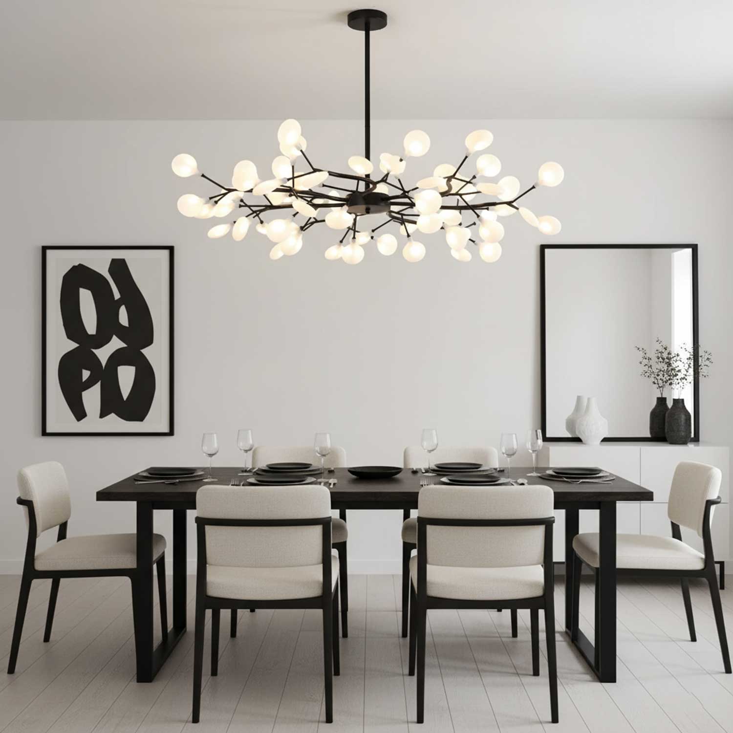 Chandelier Light | LED Firefly Sputnik