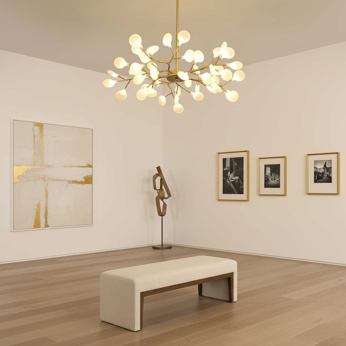 Chandelier Light | LED Firefly Sputnik