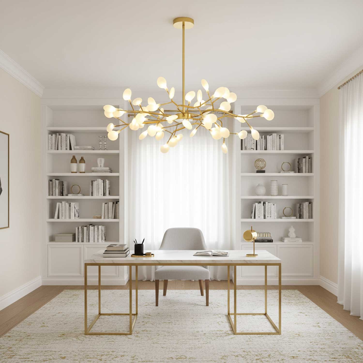 Chandelier Light | LED Firefly Sputnik