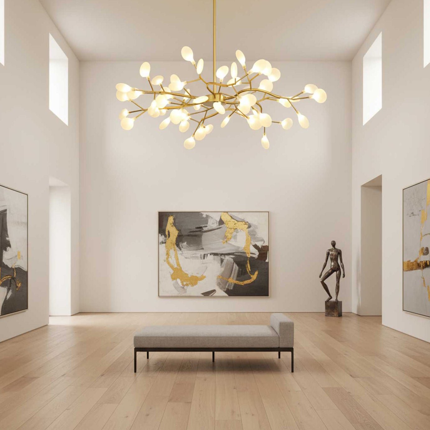 Chandelier Light | LED Firefly Sputnik