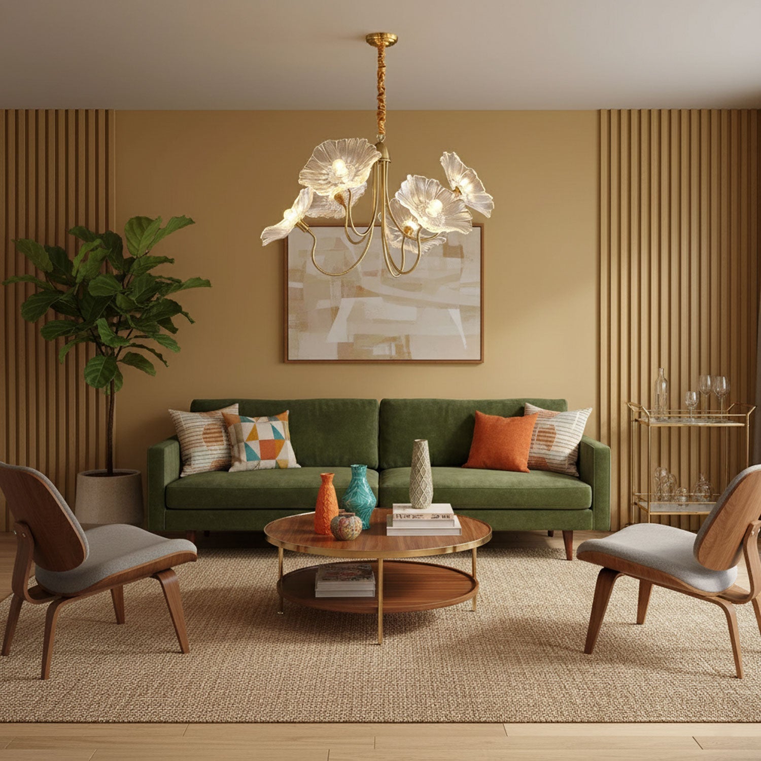 Chandelier Light | Lotus Leaf Lamp