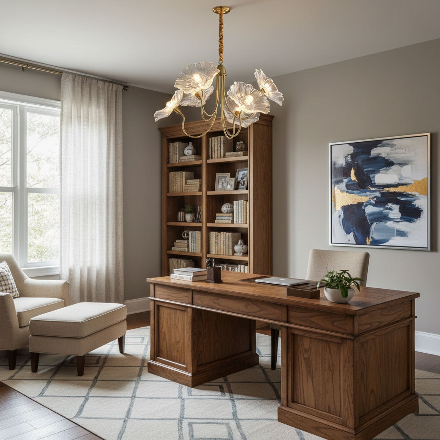 Chandelier Light | Lotus Leaf Lamp