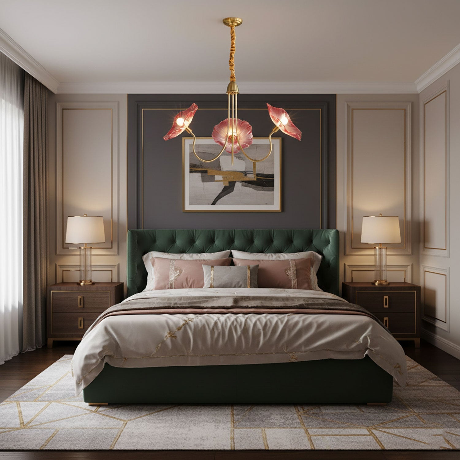 Chandelier Light | Lotus Leaf Lamp